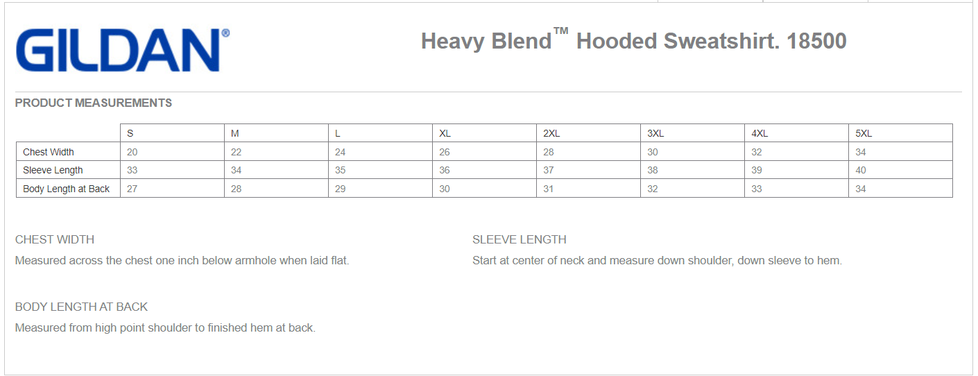 Gildan Heavy Blend Hooded Sweatshirt-Bamboo HR Values
