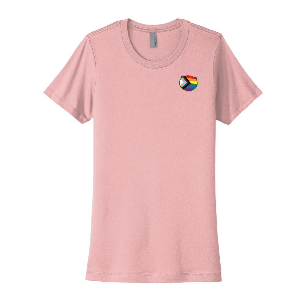 Pudgy Rainbow Flag Ladies Tee