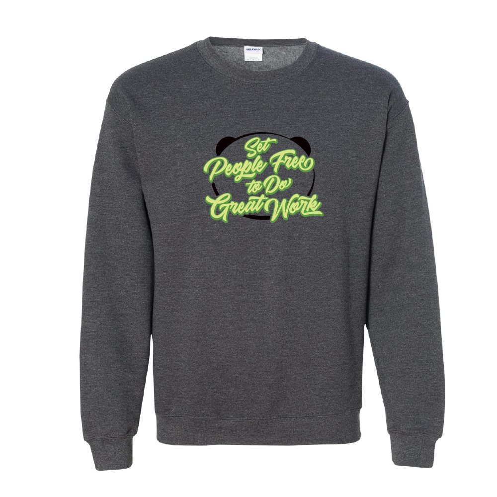 Gildan Heavy Blend Crewneck Sweatshirt - Mission Statement Sweatshirt