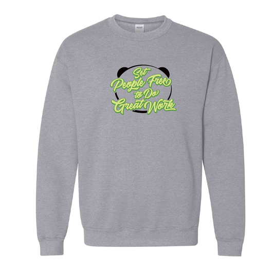 Gildan Heavy Blend Crewneck Sweatshirt - Mission Statement Sweatshirt