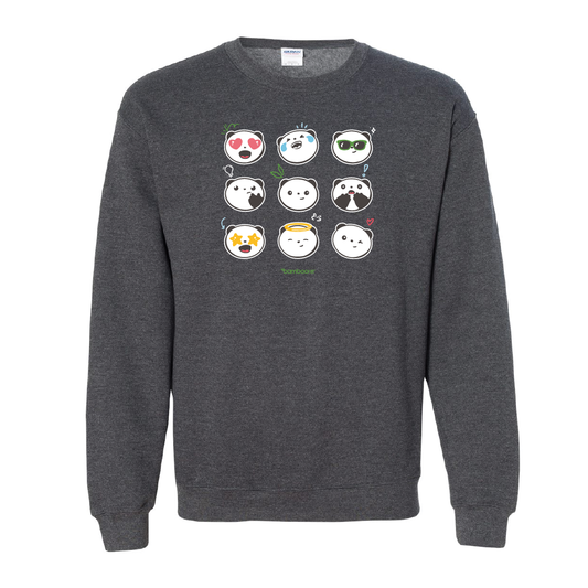 Gildan Heavy Blend Crewneck Sweatshirt - Pudgy Emojis