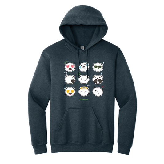 Gildan Heavy Blend Hooded Sweatshirt-Pudgy Emojis